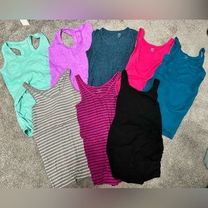 Maternity Tank Top Bundle - Small & Medium